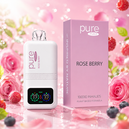 Pure Caffeine Rose Berry caffeine diffuser packaging