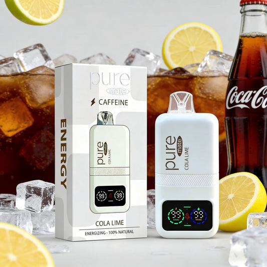 CAFFEINE VAPE — Cola Lime (0% Nicotine) - 10,000 Puffs