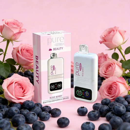 CAFFEINE VAPE — Rose Berry (0% Nicotine) - 10,000 Puffs